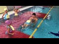 水泳体験2日目 ヘルパー・ビート板・バタ足12.5m