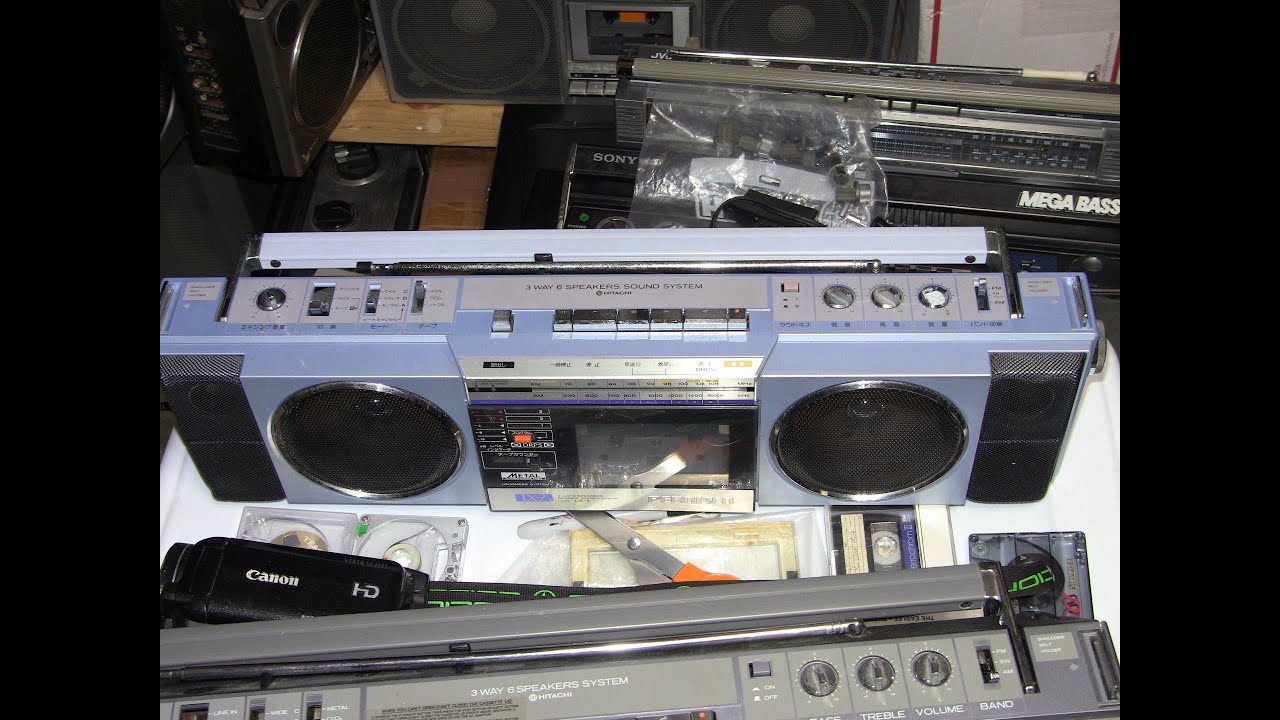 Hitachi TRK-LX2 Perdisco aka Hitachi TRK-6700H unbox play radio
