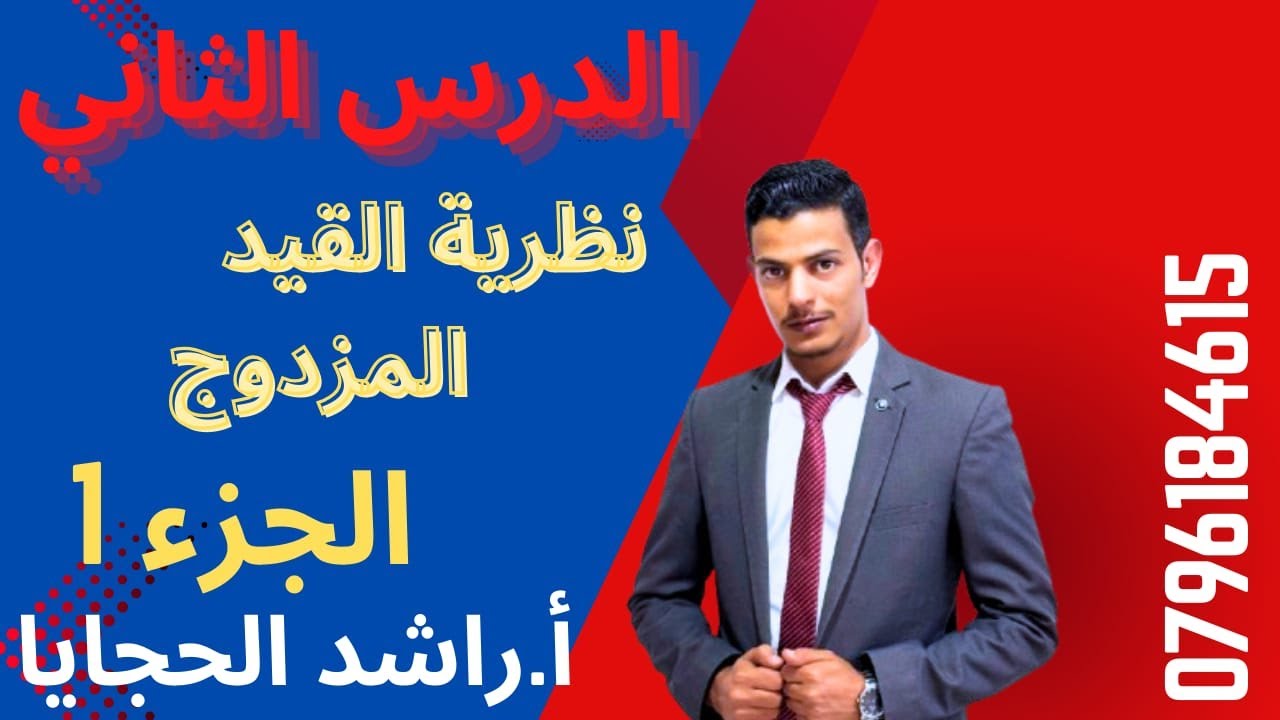 الثقافة المالية 2008 🔥 | نظرية القيد المدوج ج1  |توجيهي 2008|❤️  أ. راشد الحجايا