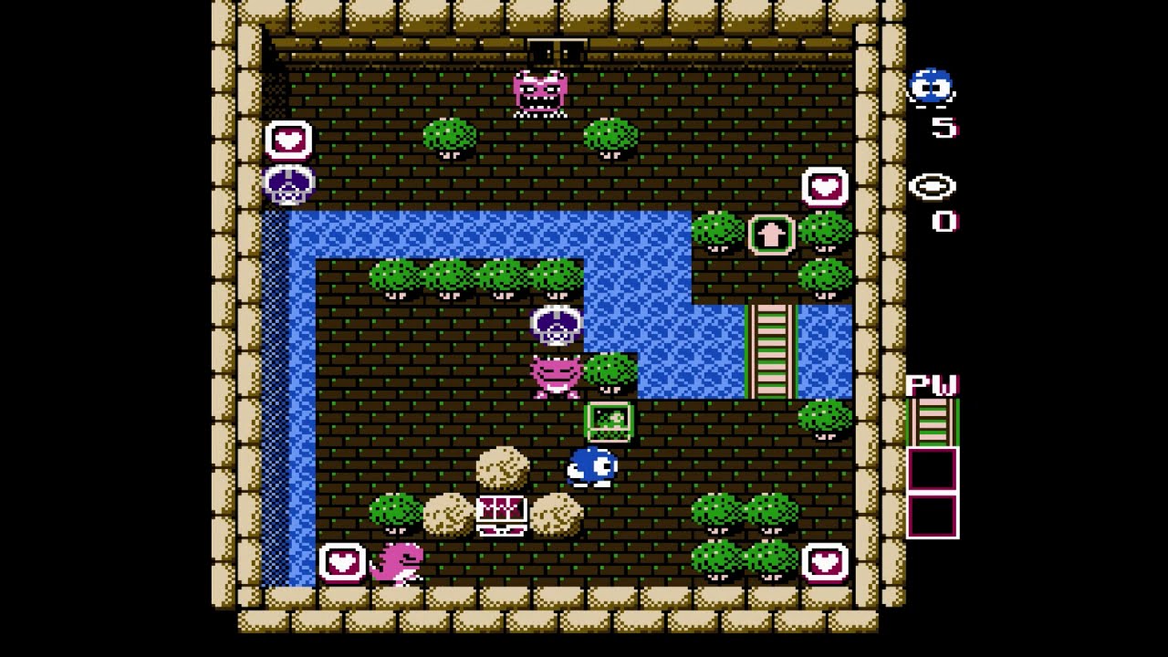 Adventures of Lolo Level 4-4 played on NES Mini Walkthrough Guide Codes ...