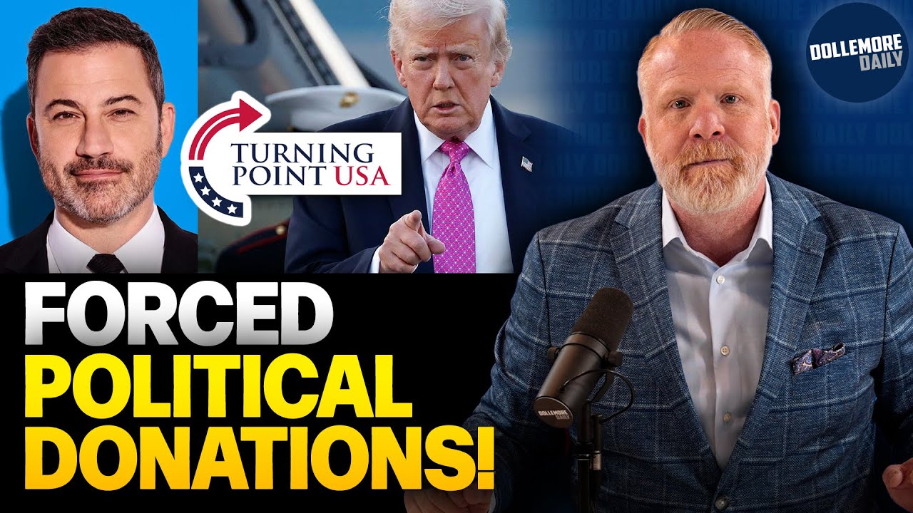 Trump's FCC Chair Wants to FORCE JIMMY KIMMEL TO DONATE to Charlie Kirk's Racist Turning Point USA!