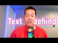 Text BEHIND Object Effect🪢PowerDirector 365 (EASY Mode)