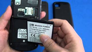 A T T Samsung Focus SGH i917 1600mAh Mugen Power extended battery HLI i917SL