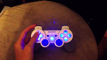 Blue LED PS3 Modded Controller