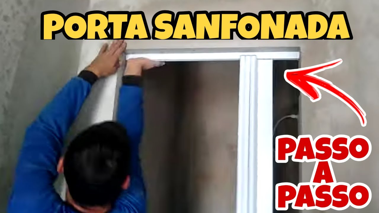 COMO INSTALAR PORTA PVC SANFONADA CORRETAMENTE