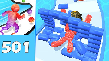 Rope-Man Run (IOS/Android) NEW UPDATE Gameplay Walkthrough All Level Eps 501 #Shorts