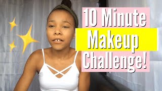 10 Minute Makeup Challenge Chloe Minteh