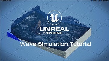 How to create a Wave Simulation with #UE5 #Niagara Fluids Tutorial #TechTips 0004