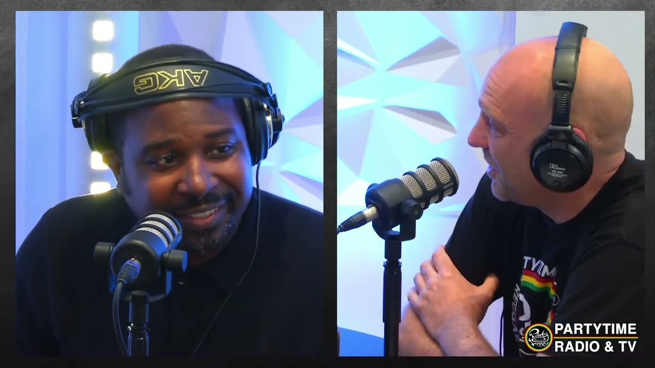 Bitty McLean and Brain Damage at Party Time Radio - 21 MAI 2023