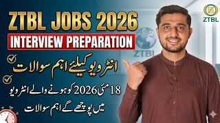 ZTBL MCO Jobs 2026 Interview Preparation|Most Important Questions|Discuss ZTBL History| 
