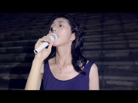 中森明菜　水に挿した花　やってみました