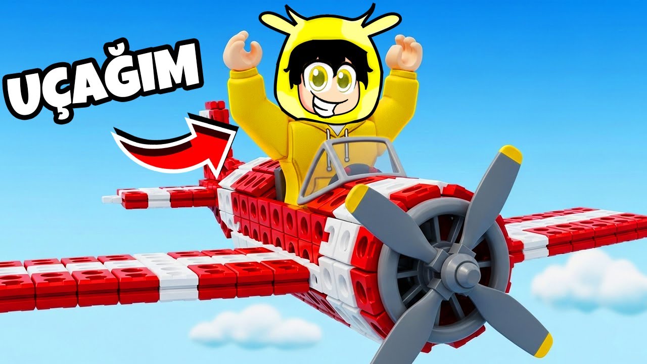 Roblox'ta KENDİ UÇAĞIMI YAPIP MİLYONER OLDUM
