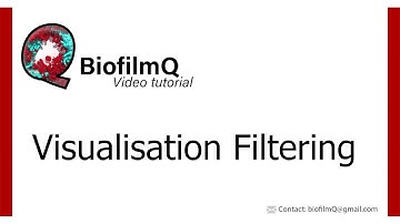 BiofilmQ Tutorials - 3.2 Visualisation Filtering