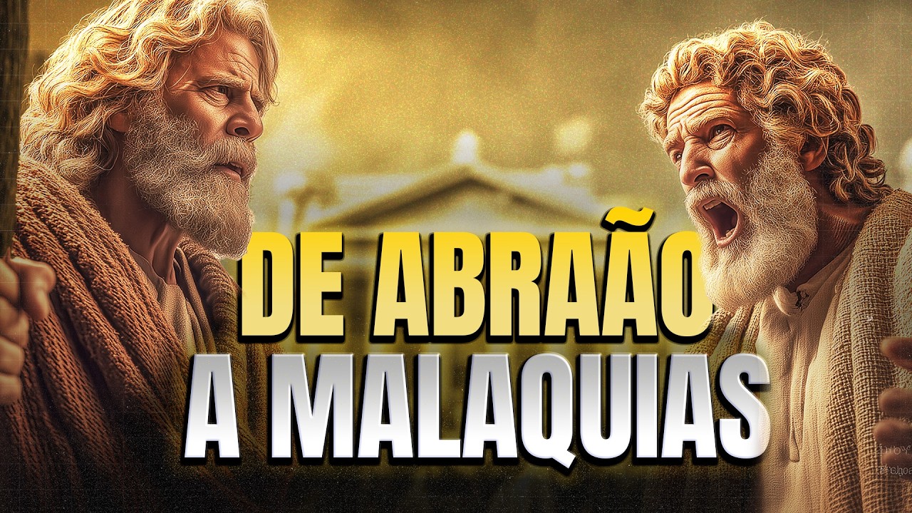 A LINHA DO TEMPO BÍBLICA que REVELA o Plano de Deus! | De Abraão até Malaquias