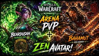 Enhancement Shaman Got Bullied By My Arms Warrior | 2v2 Arena Midnight WOW PVP