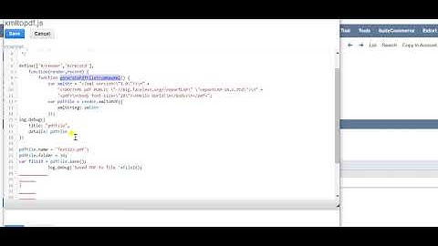 NetSuite PDF from XML | NetSuite Solution Provider | NetSuite Tutorial