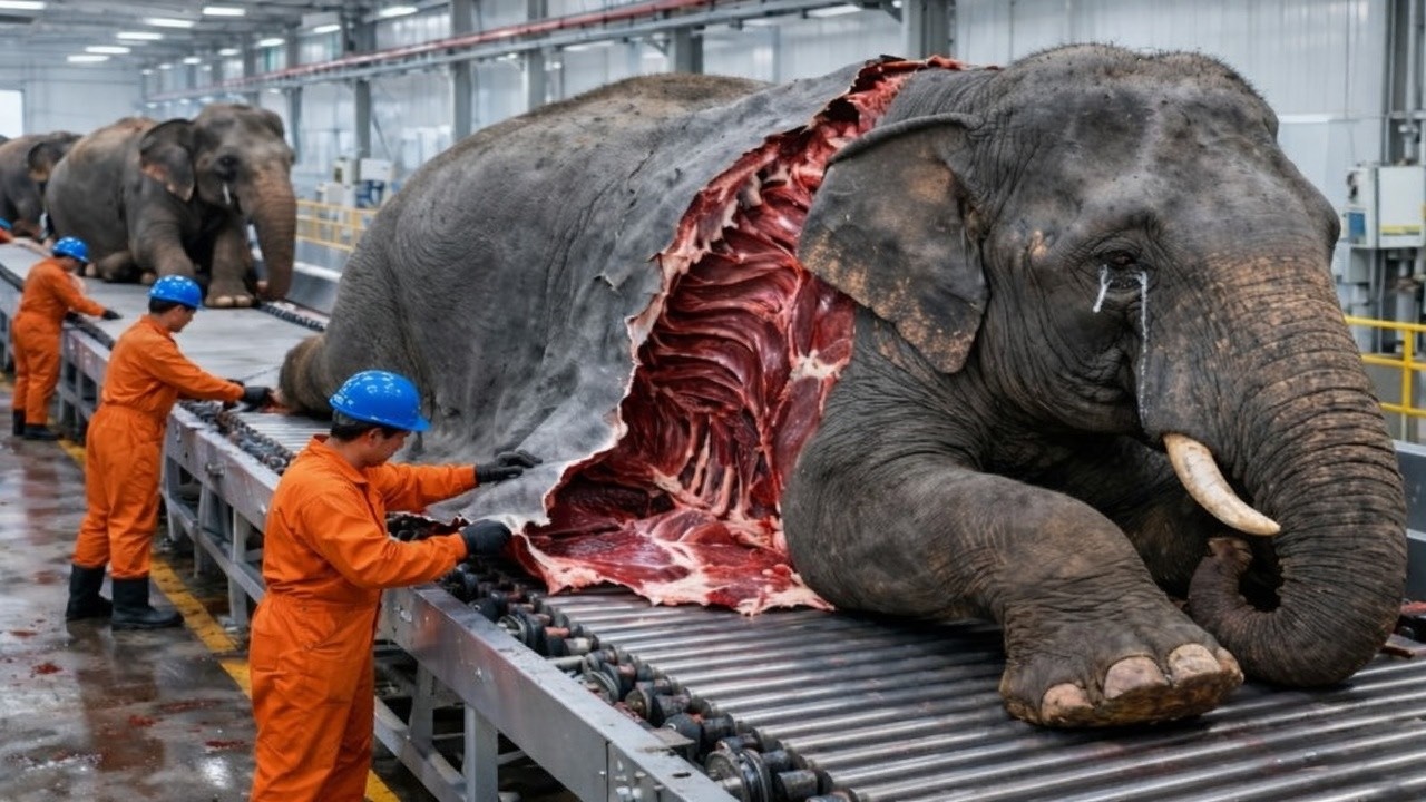 World’s Largest Asian Elephant Mega Facility | Giant Elephants Managed at Industrial Scale
