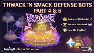 Thwack 'n Smack Defense Bots Part 4 & 5 Genshin Impact