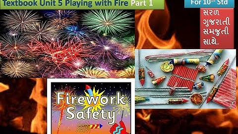 Std.10 English Unit 5 Playing With Fire Part 1