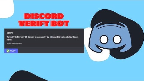 How To Make Verify Bot With Button || without coding