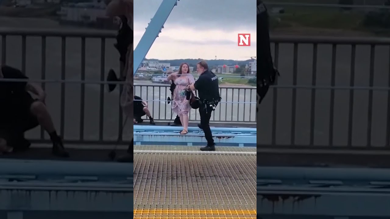 Police Punch And Slam Protesters At Immigration Protest