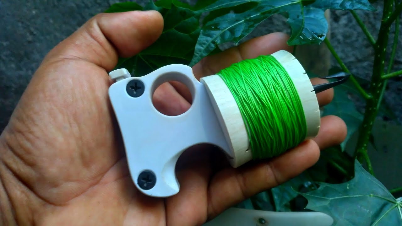 QR ketapel ikan || cara membuat gulungan senar dengan qr atau quick release