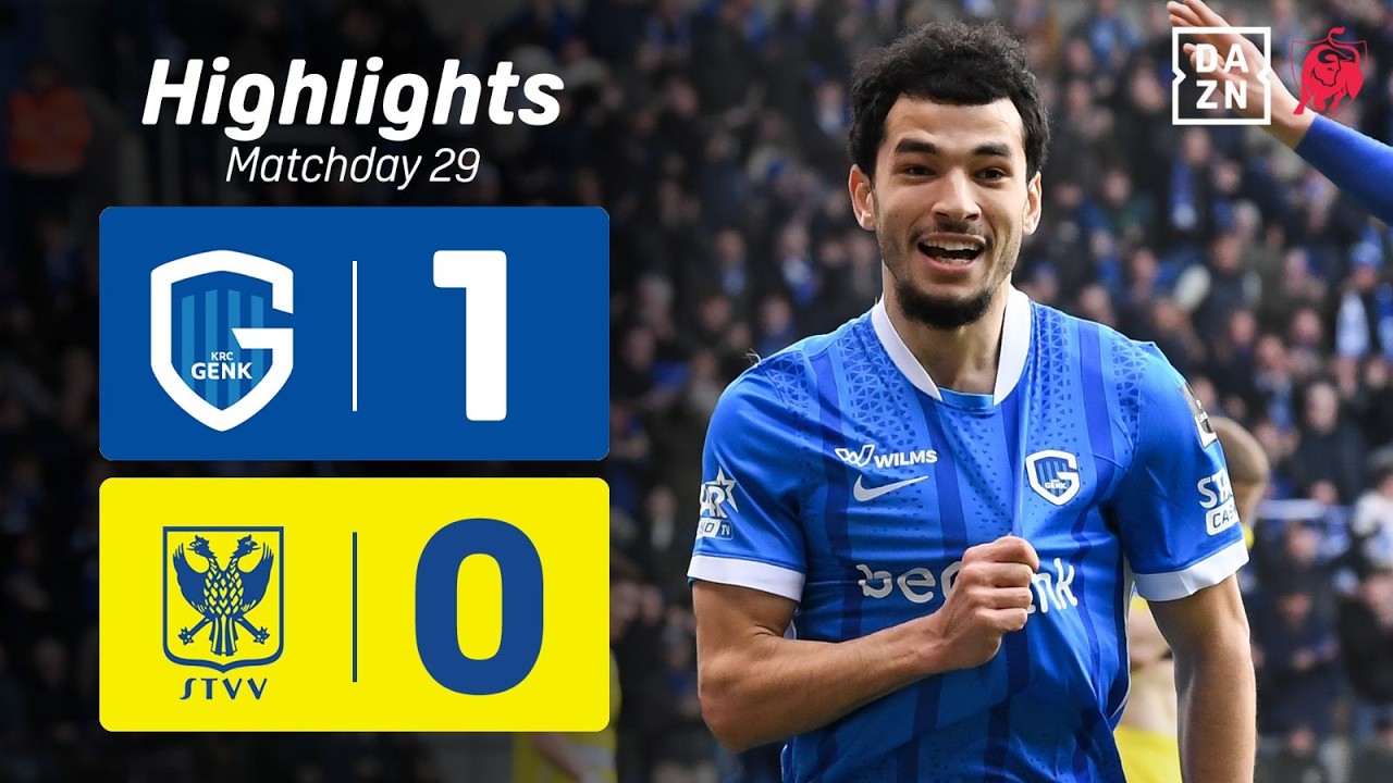 KRC Genk wint de derby en houdt de hoop op de Champions’ Play-offs levend! 👏💥 | KRC Genk - STVV