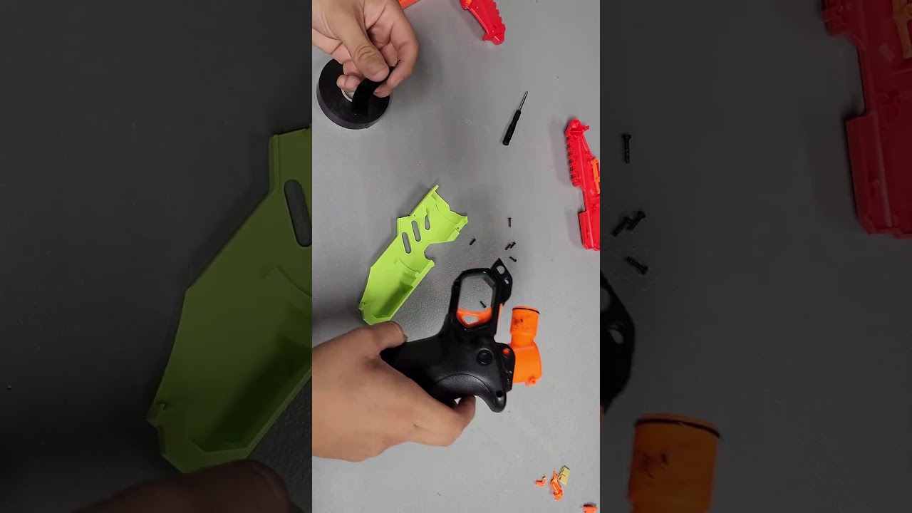 Modding a Nerf Knockout to Shoot Mega XL