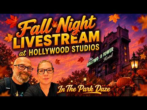 HOLLYWOOD STUDIOS: Halloween Night Wander | Disney World Live Stream | 9/24