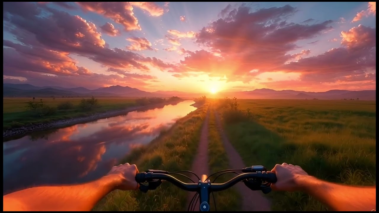 Relaxing Nature Ride | Bird Sounds & Calm Motion | Visual Escape. 
