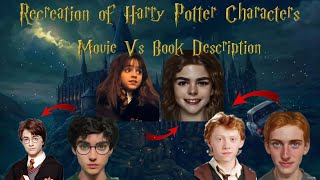 Harry Potter Characters|| Movie Vs Book Description #harrypotter #potterhead