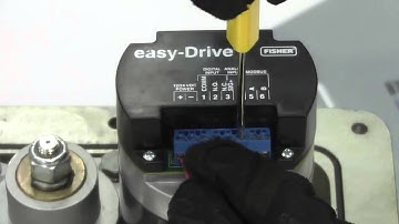 Fisher easy-Drive electric actuator setup and calibration-positioning unit