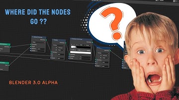 Where did the Geo nodes go in new Blender 3.0 Alpha ?