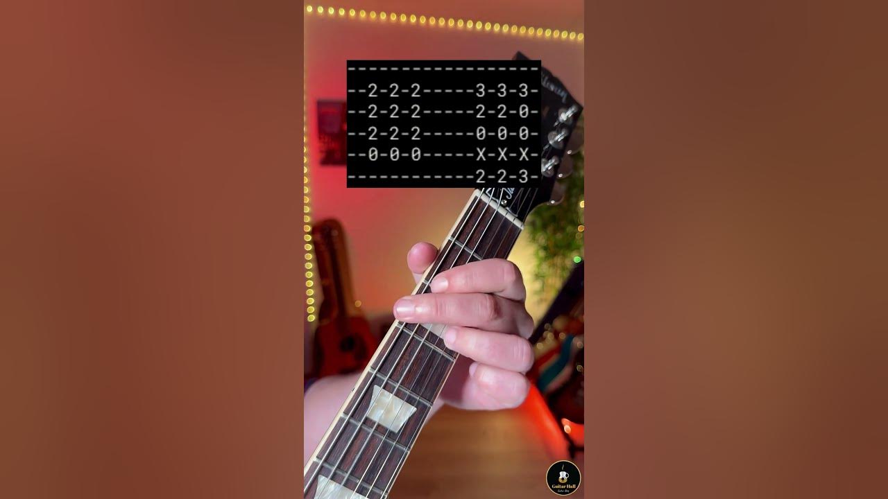 {TAB} Highway To Hell - AC/DC 🚗🔥🔥 (Main Riff Tab) #acdc #guitartabs #tabs #riff
