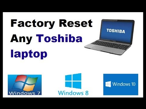 factory reset windows 8 toshiba laptop
