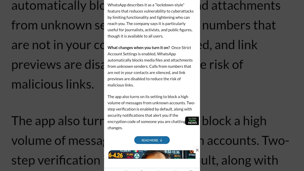 What are WhatsApp’s new Strict Account Settings 