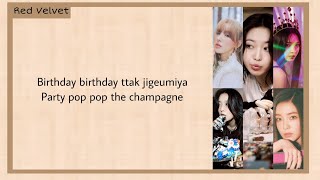 RED VELVET – Birthday (Easy Lyrics)