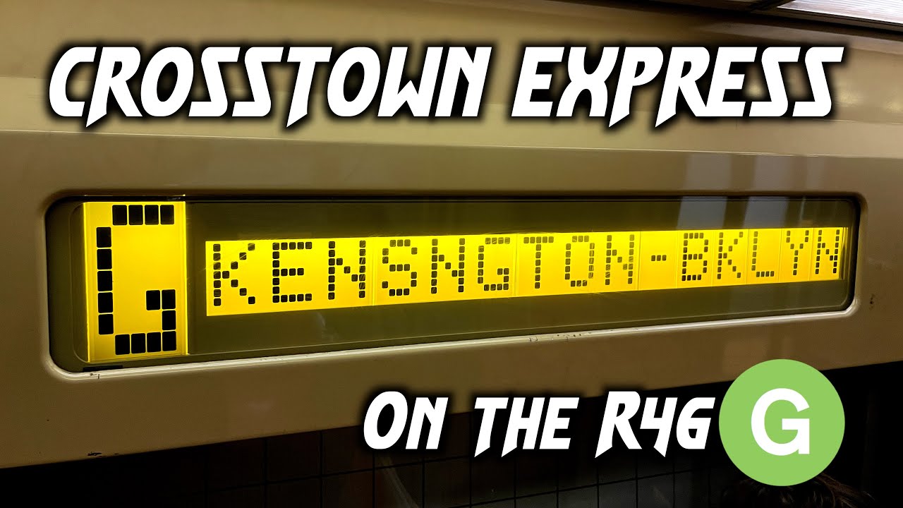 R46 G train! Crosstown Express with FOAMERS | 1-28-2026
