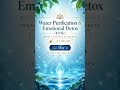 Wash away negative energy & trauma tonight with 417Hz pure Water element frequencies. 🌊 Day 2