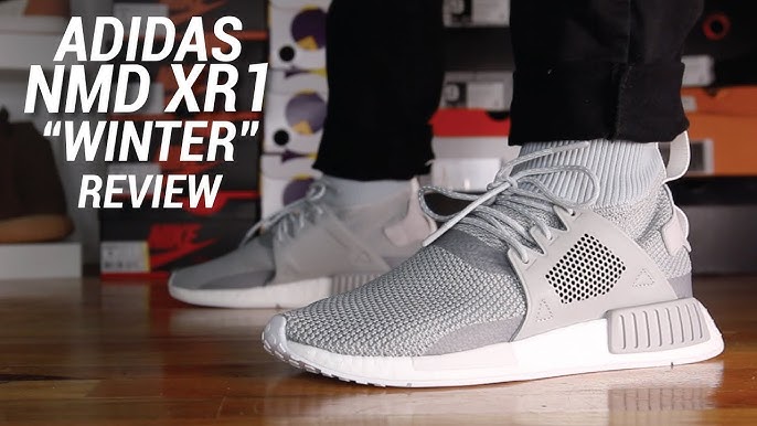 Adidas NMD XR1 'Primeknit' Triple Black 2.0 Review and On Feet - YouTube