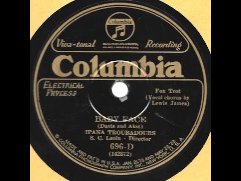 Baby Face Ipana Troubadours 1926 Baby Face Ipana Troubadours 1926
