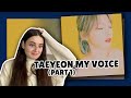 TAEYEON 'MY VOICE' ALBUM REACTION (PART 1)