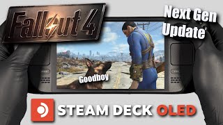Fallout 4 | Steam Deck Oled Gameplay | Steam OS | Next Gen Launch Day Performance