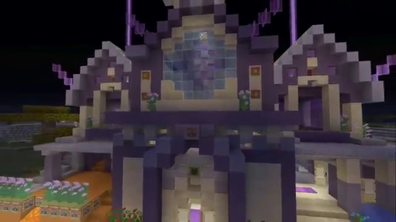 Minecraft - my purple house - YouTube