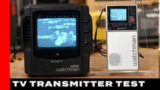 Download Lagu Testing a DIY UHF TV Signal on 1980s Portable TVs — Does It Work? MP3
