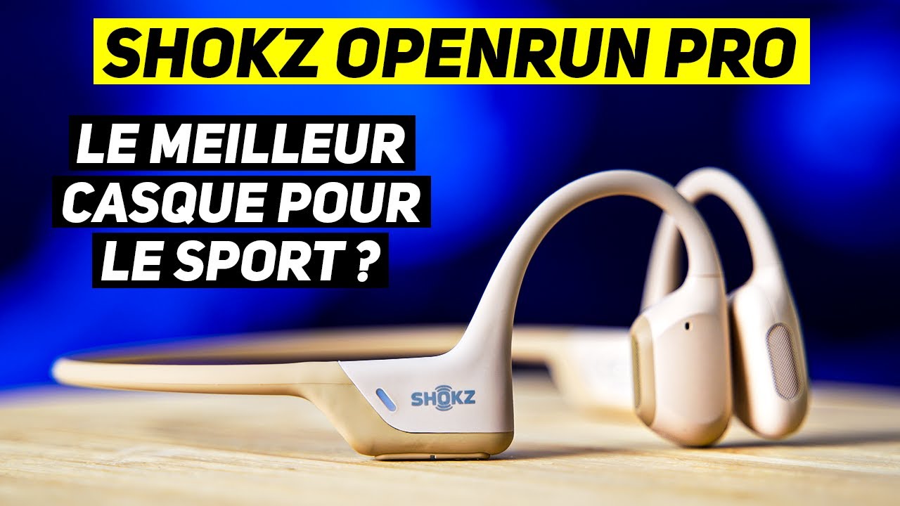 ECOUTEURS BLUETOOTH pour le sport trail running SHOKZ casque bluetooth  Openfit