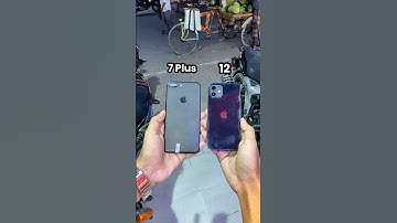 iPhone 7 Plus Vs iPhone 12 in 2025 || Camera Zoom Test! #shorts