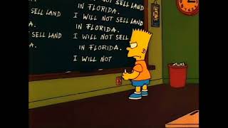 СИМПСОНЫ / Я не буду продавать землю во Флориде / I will not sell land in Florida