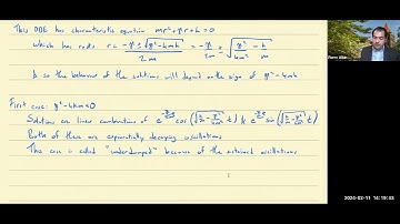 Differential Equations Lecture 18: Damped Vibrations