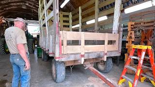 Rebuilding A 100 Year Old Hay Wagon That Can Do It All!